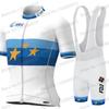 Eurpean FDJ Team Cycling Jersey Set Short SLeeve Clothing Road Bike Shirts Suit Bicycle Bib Shorts MTB Ropa Maillot