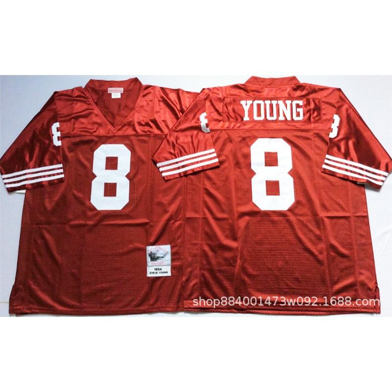 Retro Embroidered Football Jersey Men Cotton Blend Rugby Uniform Team Sports Apparel