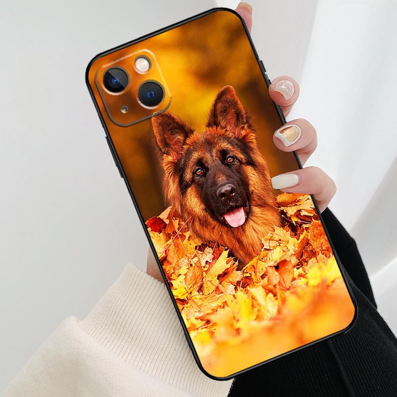 German Shepherd Dog Phone Case For iPhone 17 Pro Max 16 15 11 13 12 14 Pro Max Mini 15 16 Plus 16e 17 Air Cover