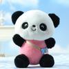 Charming Plush Panda Doll Keychain Cute Animal Pendant For Bags And Accessories