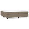 Vidaxl Bed Frame Without Mattress, Taupe, 200X200 Cm, Upholstered
