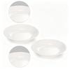Shaoshan A5 Melamine White Round Deep Dinner Plate