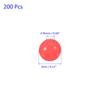 M METERXITY 200pcs Glow Fish Beads - Plastic Luminous Round