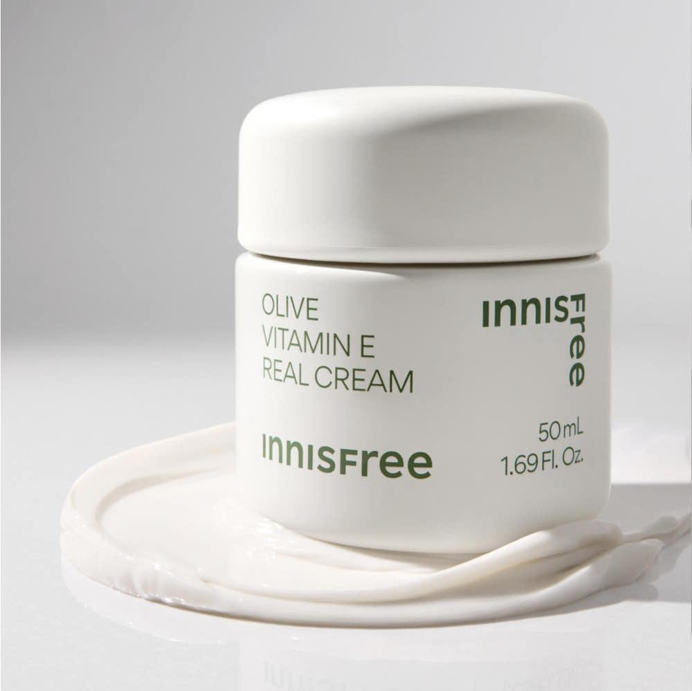 Innisfree Olive Vitamin E Real Cream Intense Hydration Deep Nourishing 50ml