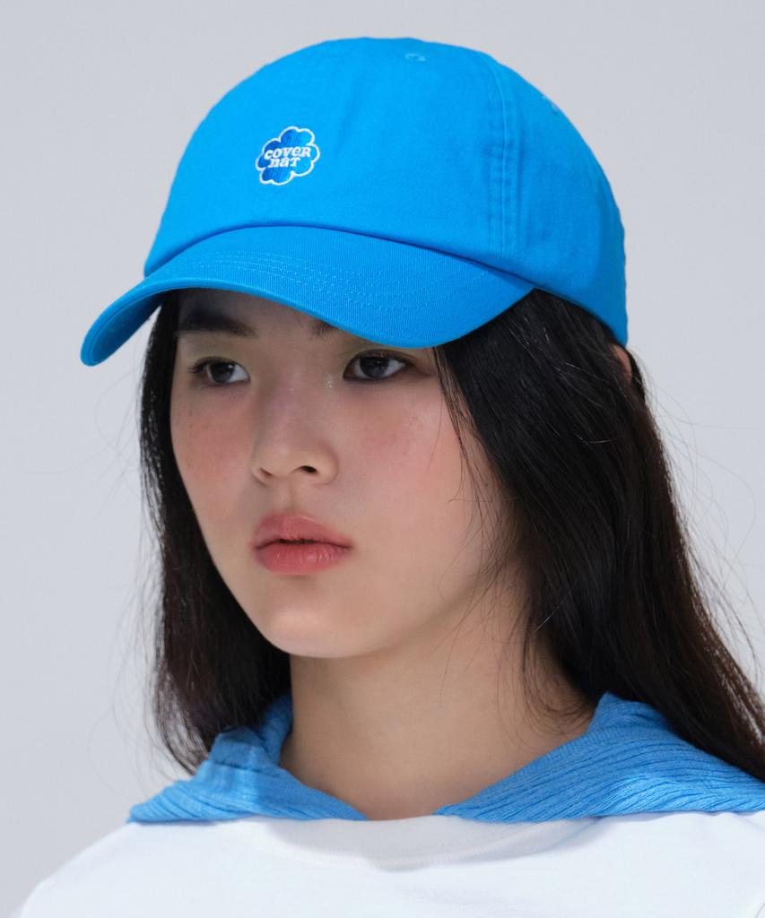 COVERNAT WOMAN Clover Heart Small Logo Ball Cap Blue
