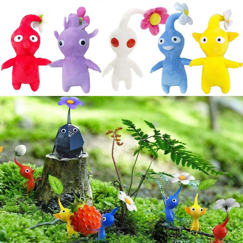 Adorabile peluche di Pikmin, 15 cm, morbido e imbottito, ideale come regalo per bambini e fan.