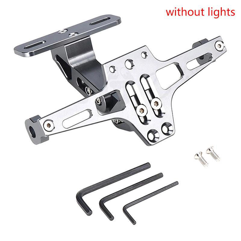 Suport de montare a plăcuței de înmatriculare din spate a motocicletei modificată din aluminiu CNC reglabil MSX