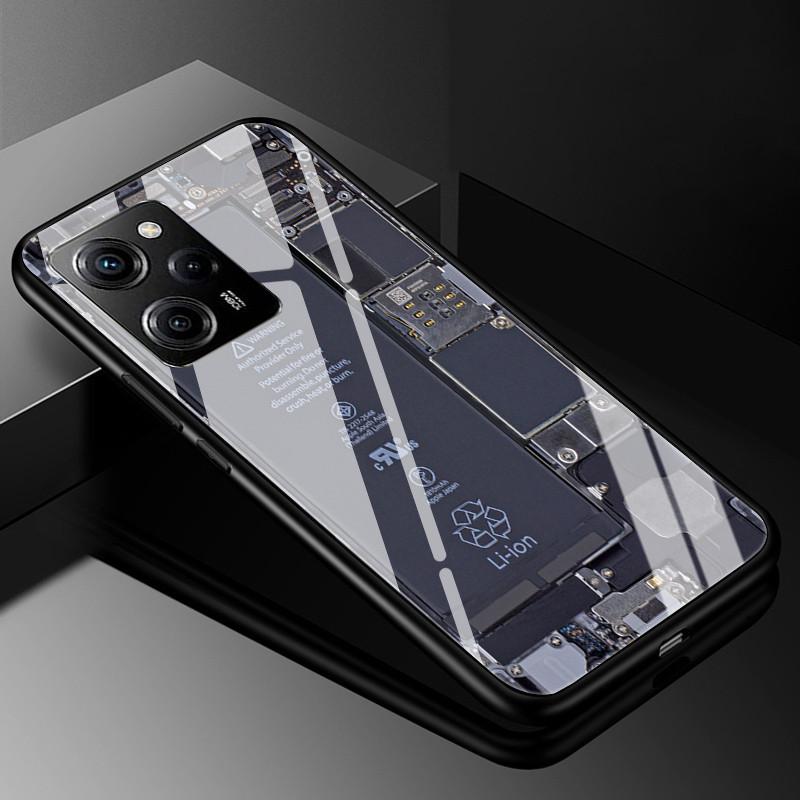 Tempered Glass Case for Xiaomi Redmi Note 12 Pro Plus 5G Pro+ Cover Hard Case for Xiaomi Redmi Note12 Pro 4G 5G Phone TPU Bumper