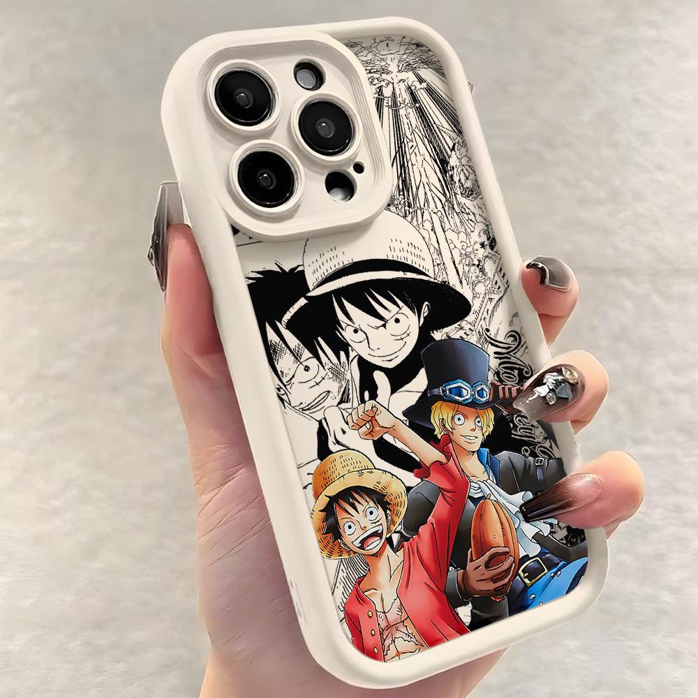 Ones Pieces Luffys Zoros Phone Case for Samsung S26 S25 S24 S23 S22 S21 S20 F06 M16 Note 20 FE Plus Ultra 4G 5G Soft Silicone