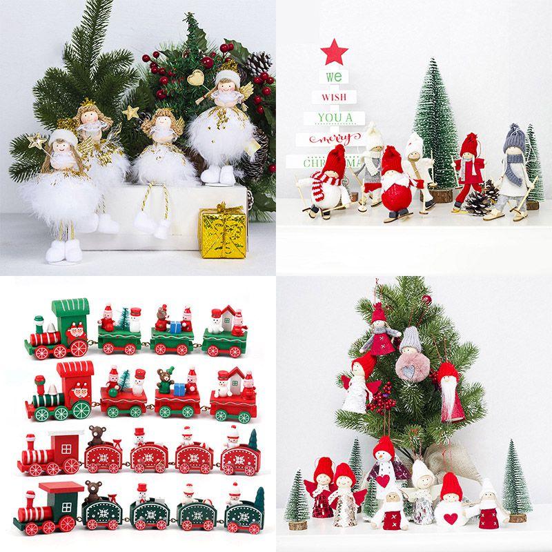 Bezaubernder Weihnachts-Holzzug-Schmuck für Kinder Weihnachtsbaumschmuck Freude