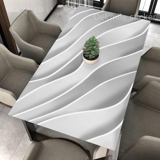 Wood Grain Desk Decals Home Decor Furniture Vinyl Wrap Waterproof Wall Sticker Self Adhesive PVC Paper Kitchen Table Decor Film