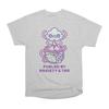 Men Casual Shirts Short Sleeves FUELED BY ANXIETY TEA Grey Tees Oversized T-shirts