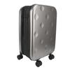 20 Inch Suitcase with 360 Degrees  Spinner Wheels Password Lock Grey Foldable Portable Luggage Suitcase for