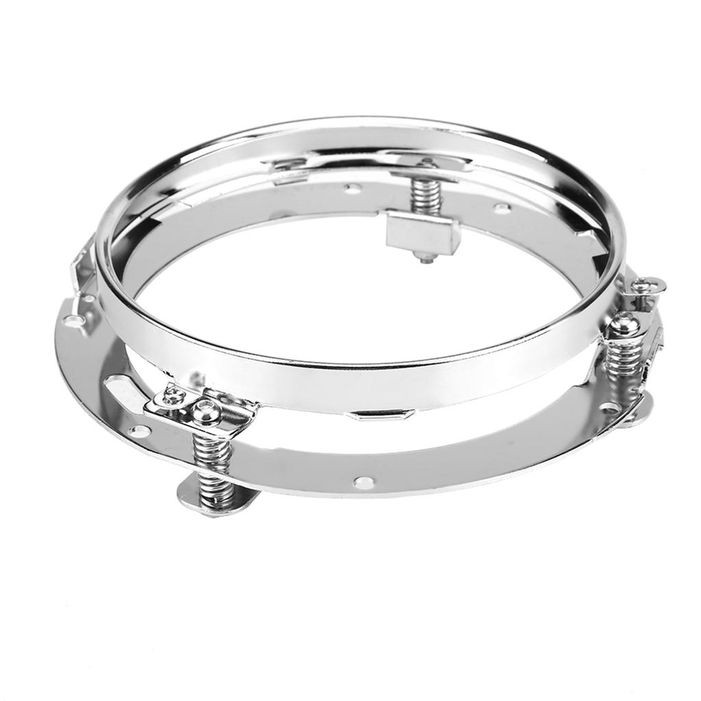 7 Zoll Runder LED-Scheinwerfer Montagehalterung Ring Edelstahl Scheinwerfer Lampenhalter für Wrangler