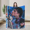 Jacob Elordi Actor Portrait  Blanket  Picnic Flannel Bedding Throws For Home Decor Soft Warm Design Quality Bedspread Gift Idea
