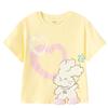 Girls' Cartoon Print Short Sleeve T-Shirt