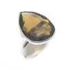 Natural Smoky Topaz Gemstone 925 Sterling Silver Jewelry Ring Size 6.5 q6O82