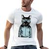 Cool Cat T-Shirt Large Size Basic Casual T-Shirt