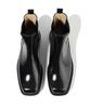 Firenze Atelier [Vibram] Double-Welt Worker Sole Square Toe Chelsea Boots 8701 [Black Box]