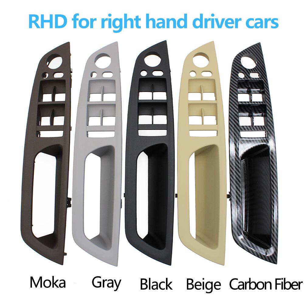 5 Colors LHD RHD Upgraded Interior Door Armrest Window Switch Panel Cover Trim Replacement For BMW X5 X6 E70 E71 E72 2007-2014