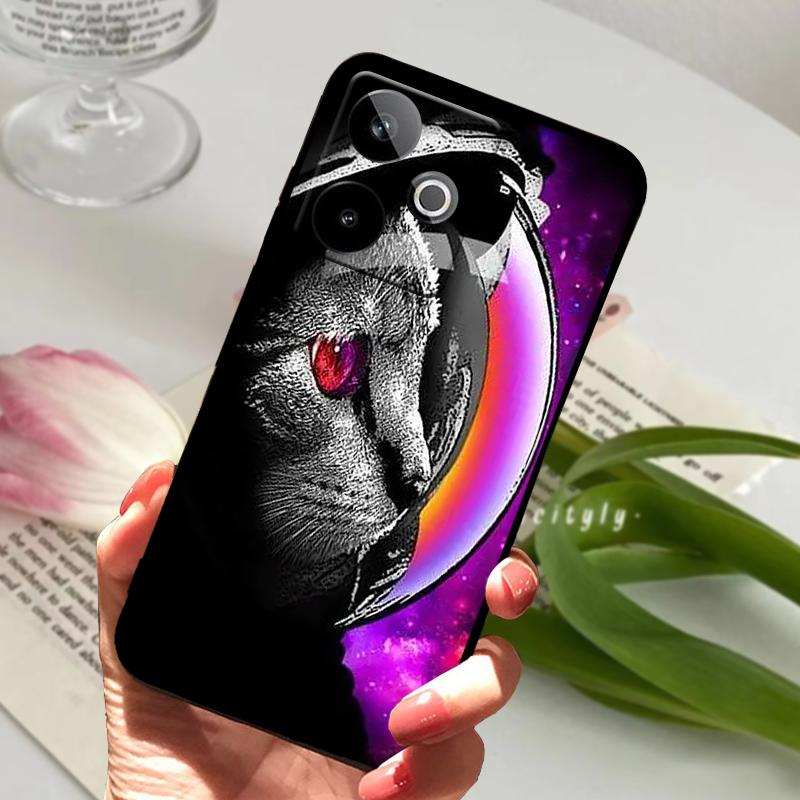 For Realme GT 7 7T Case Fashion Painting Soft Silicone Shell Protection Back Cover For Realme GT7 T Shockproof Funda Coque