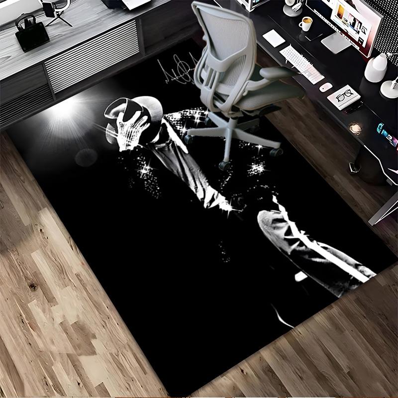 Michael Jackson Salon Tapis de Zone Antidérapant Tapis Doux Pour Chambre à Coucher Salle de Jeu Salle de Jeu Canapé Bureau Décoration de Maison Paillasson