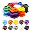 10Pcs Two Hole Plastic Stopper Shoelace Accessorie For Sportswear/Shoes/Elastic Band
