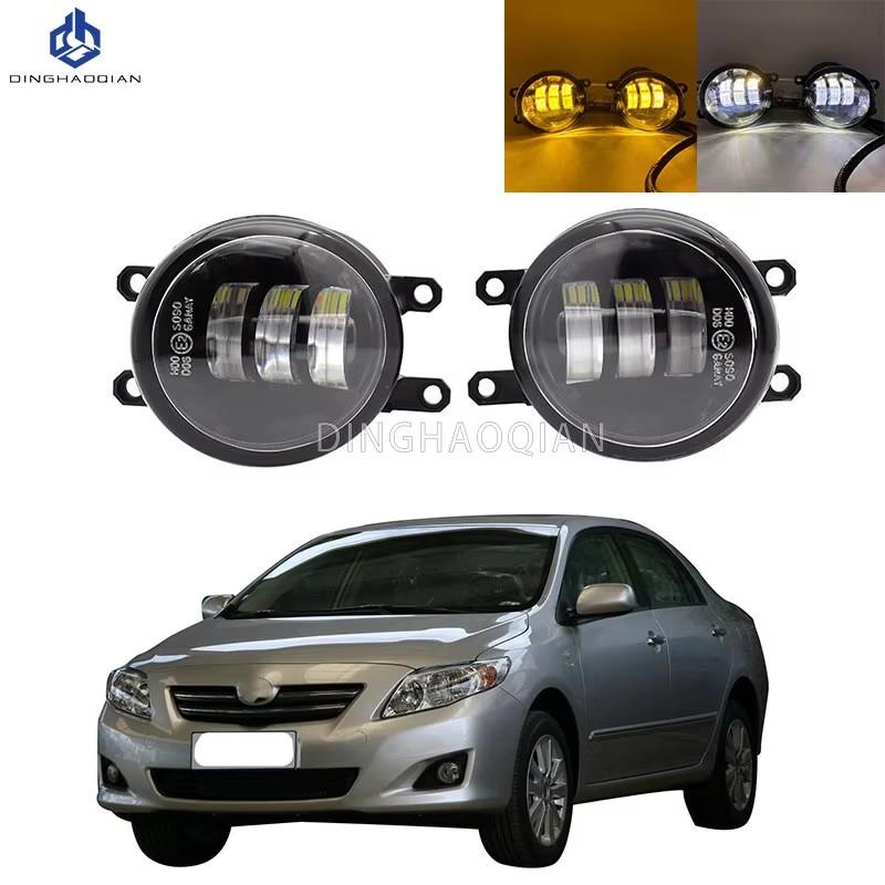 2 Stück Nebelscheinwerfer Scheinwerfer für Toyota Corolla Altis 2008 2009 2010 Klarglas Frontstoßstange Nebelscheinwerfer LED Nebelscheinwerfer