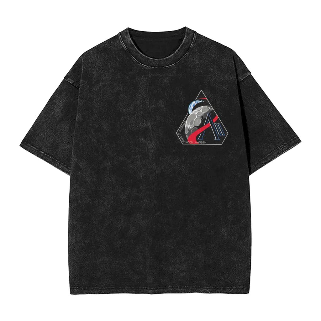 Artemis II Ruimte Raket Lancering Missie Naar De Maan Artemis T-shirt Korte Mouw Y2k Retro T-shirt Katoen Oversized Top T-shirts