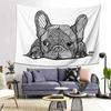 French Bulldog Puppy Tapestry Decor Art Aesthetic Tapestries for Living Room Bedroom Home Wall Cloth Wall Hanging