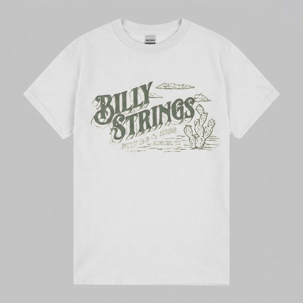 Billy String$ Austin Texas 2026 Cactus T-Shirt Unisex All Sizes CB1353