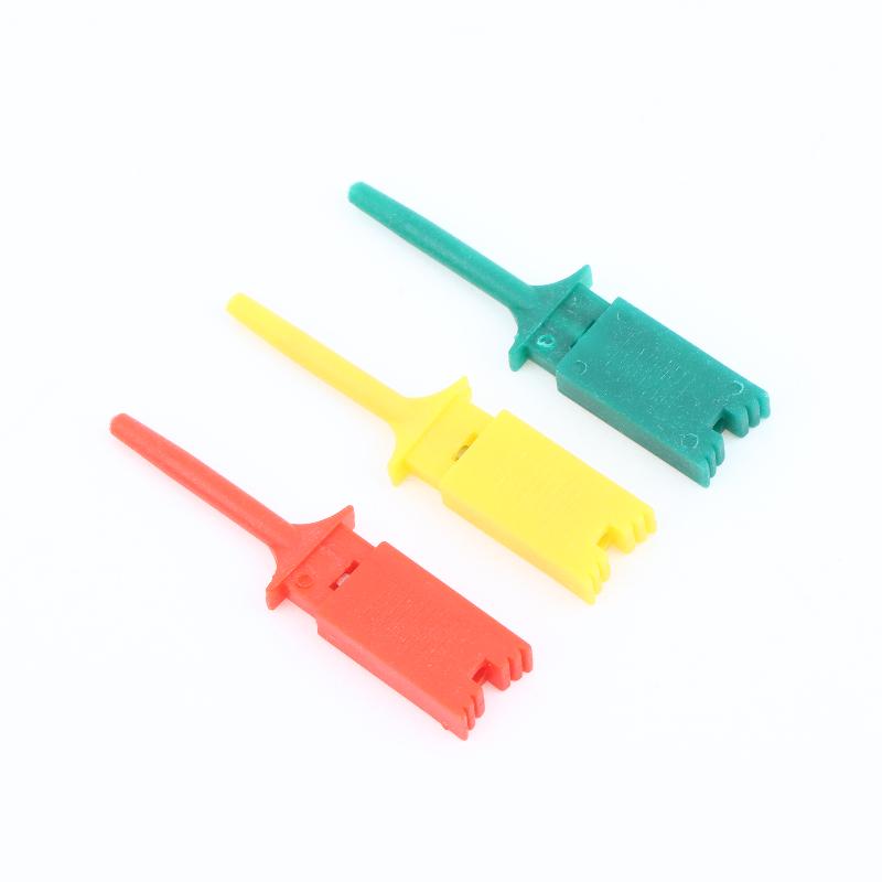 10Pcs Smd Ic Test Hook Clip Grabbers Pcb Probe For Electronic Component Inspection Repair Tool Set