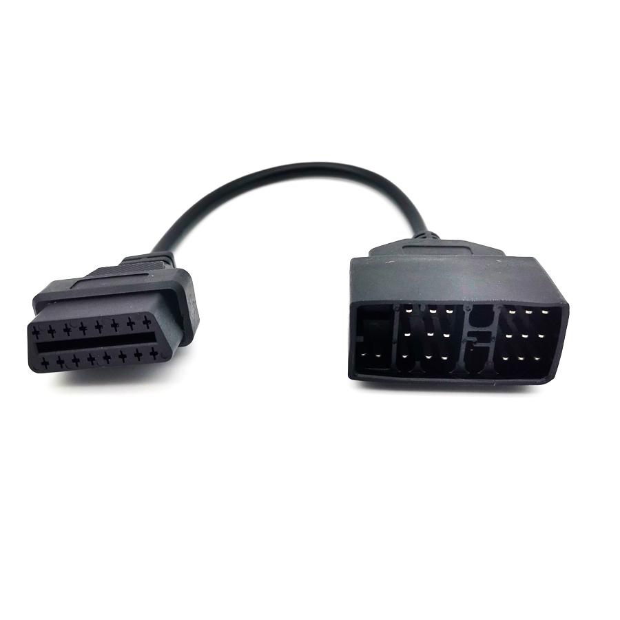 Voor TOYOTA 22-pins naar 16-pins Vrouwelijk Obd2-kabel OBD1 naar OBD2 Verbindingskabel Adapterkabel.