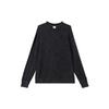 Nike Sportswear Logo Round Neck Pullover Solid Color Long Sleeve Sweatshirt Men Sweatshirt Black HQ6037010