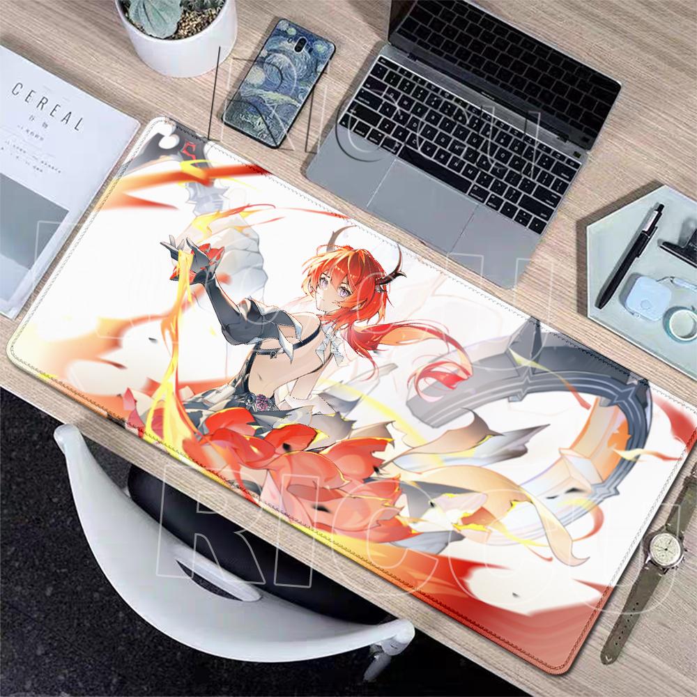 HD Printen Arknights Endfield Muismatten Anime Meisje Muismat Groot Gamer XXL Laptop Mat Gaming PC Accessoires Uitgebreide Bureau Mat