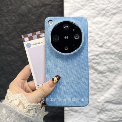 For OPPO Find X9 Ultra Case Soft TPU Leather PU New Denim Texture Shockproof Phone Cover For OPPO Find X 9Ultra 5G Shell Bumper