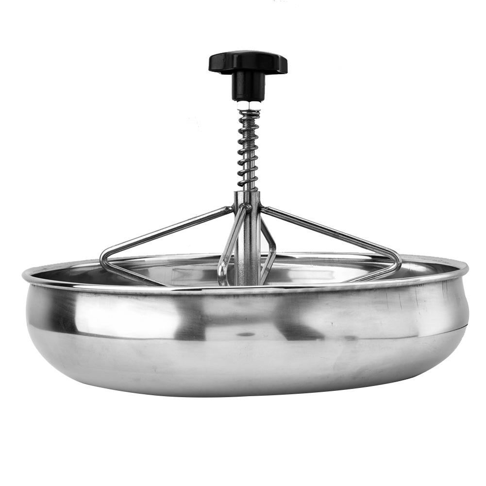 Piglet Feeding Trough Stainless Steel Piglet Feeding Sow Milk Trough Food Tray Pig Feeder Bowl for Livestock