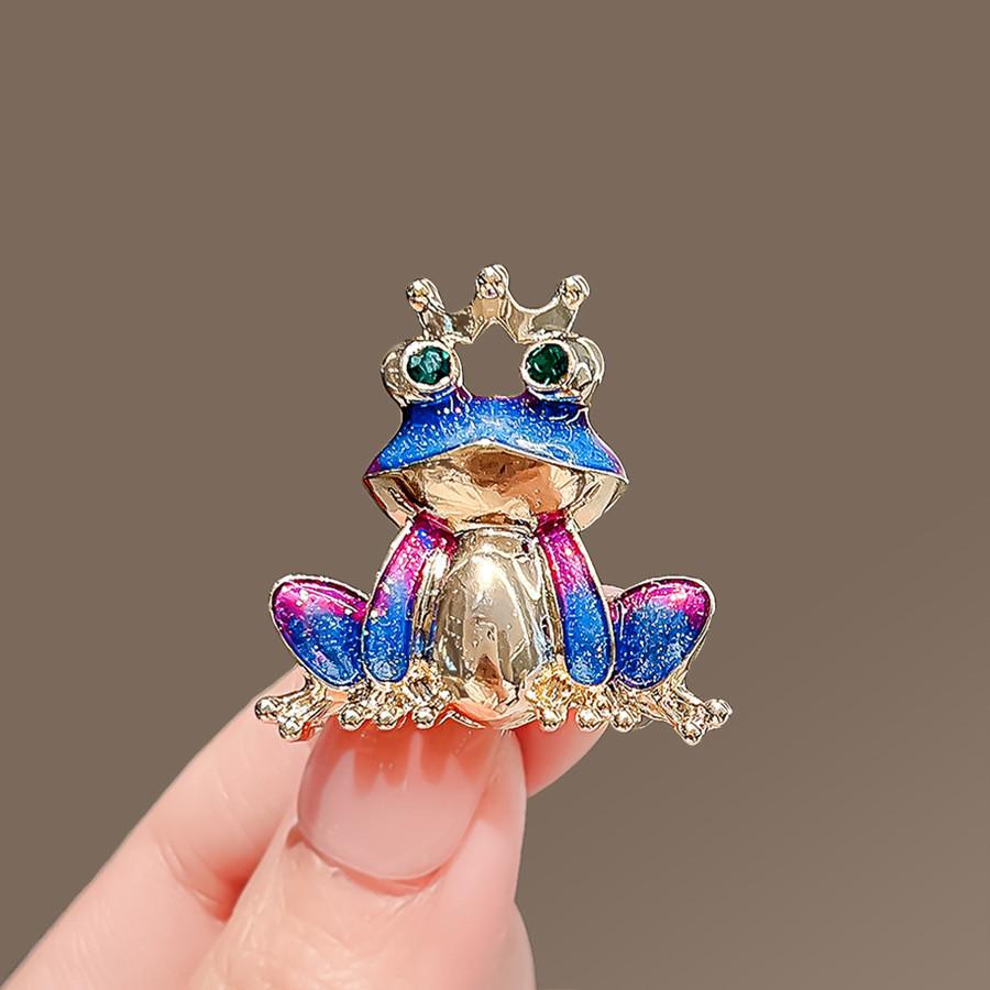 Frosch Brosche Anstecknadel Mode Tier Legierung Dekorativer Schmuck Für Frauen Männer