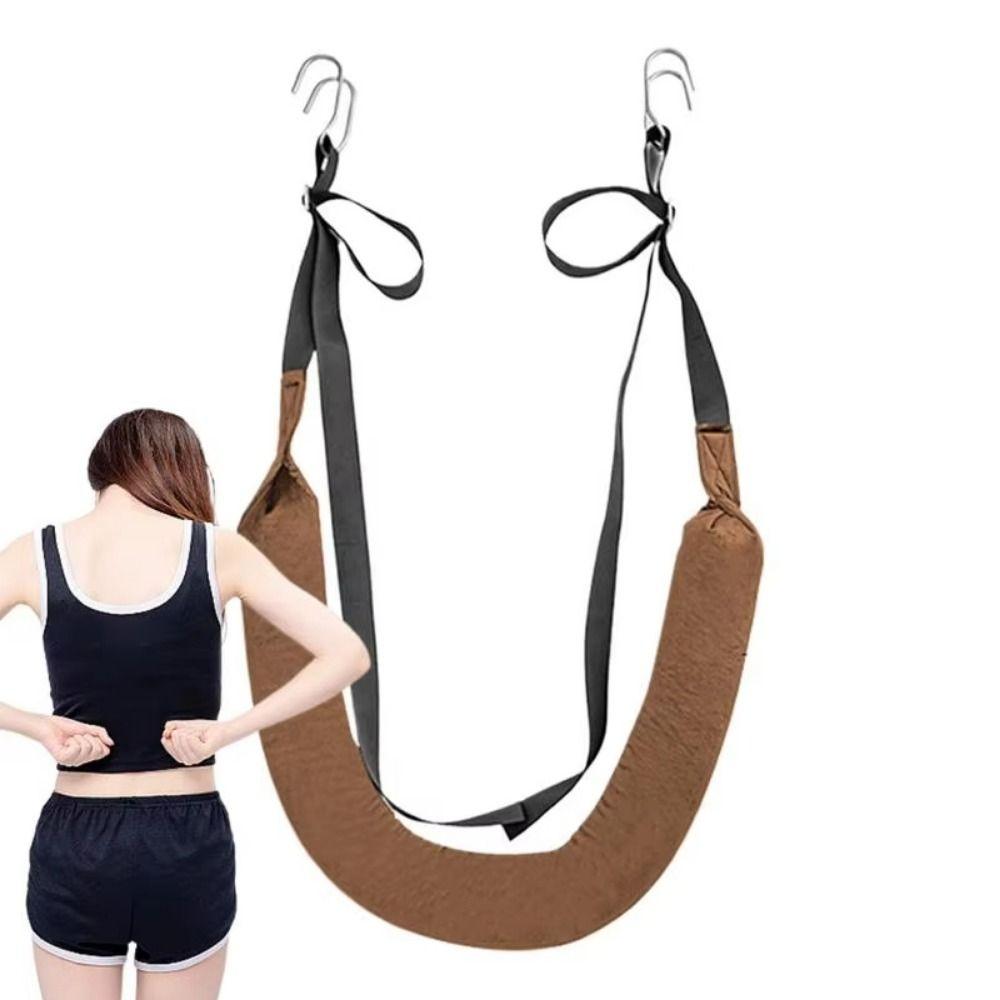 Breathable Spine Exercise Lumbar Belt Strong Bearing Capacity Soft Outdoor Hanging Waist Spine Belt Buckwheat Husk