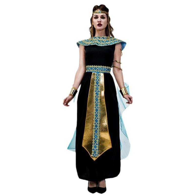 Adult Women's Cleopatra Halloween Costume Cosplay Egypt Party Costume Stage Performance Costume