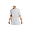 Nike T Shirts Men's Light Gray Crew Neck Moderate Straight Fit DM6410-051