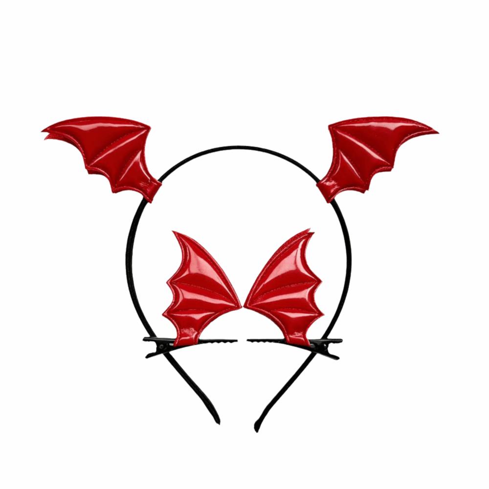 Fashion Halloween Bat Hair Clip Gothic Dragon Devil Hair Clips Pins  Cosplay Costume