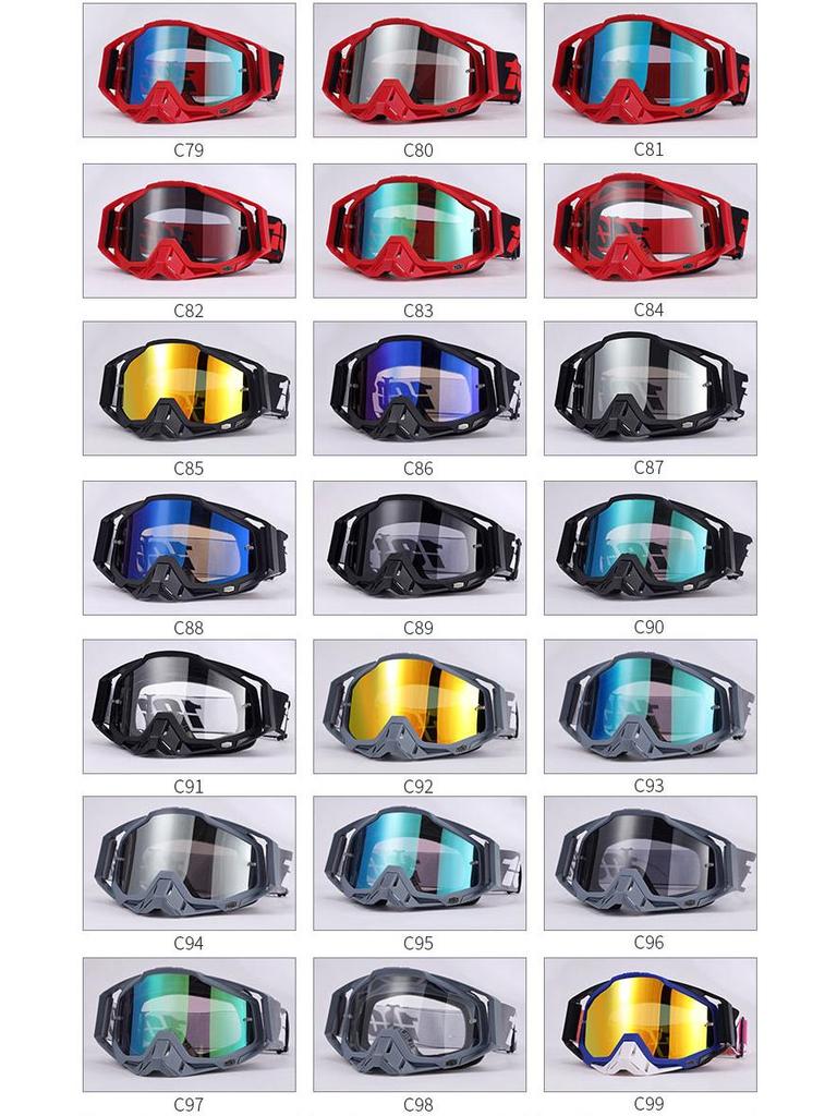 Grenzüberschreitende winddichte Motorrad- & Skibrillen: 100% Offroad-, Outdoor-Fahr- und Downhill-Schutz