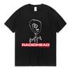 Radiohead The Bends Grafisk T-shirt 90-tals retro punk Hip Hop Kortärmad T-shirt Bomull bekväm snygg herr T-shirt
