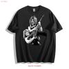 Rock Band Performance T Shirt Concert Energy Design Vintage Washed Designer Clothes Slightly Graphic Streetwear Casual