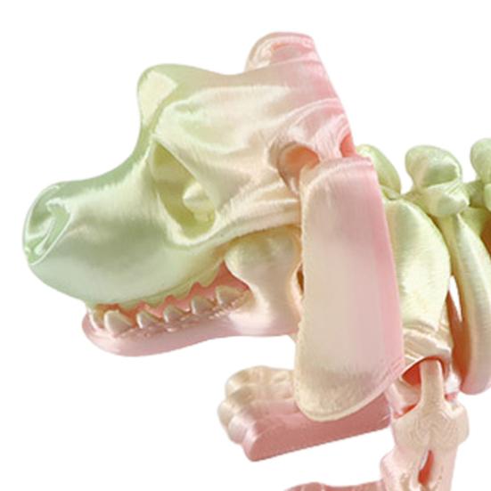 3D-gedrucktes Dackel-Gelenkskelett Dackel-Figur Sammlerstück Skelett-Hund
