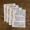 Prayer Quilt Text Panels Pre-Printed Inspirational Verses On Cotton Fabric Christian Sewing Project for Church & Charity