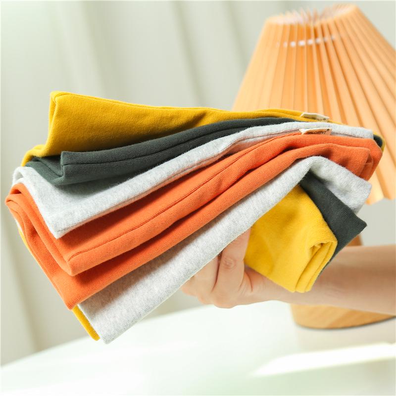 Versatile Solid Color Cotton Snood: Soft, Unlined, High Neck Candy Colors In Korean Style
