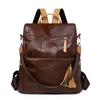 Retro Large Capacity High-quality Texture Fashionable Simple and Versatile Women's Backpack Lightweight Casual Travel