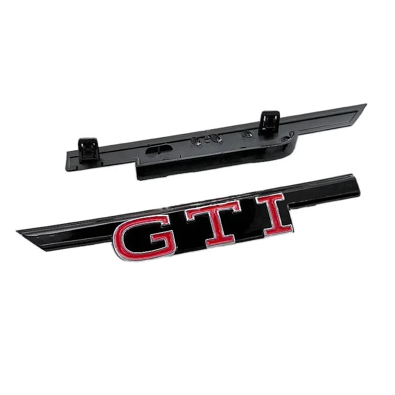 3D ABS Auto Voorgrille Embleem Badge J158 voor Volkswagen Golf 8 MK8 Rline GTI GTD GTE Logo Polo